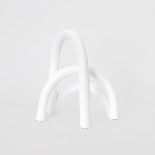 Arch Resin Sculpture White