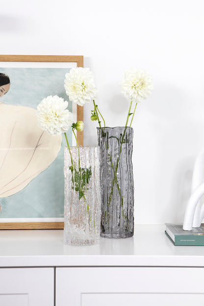 Rain Glass Vase Clear (S)