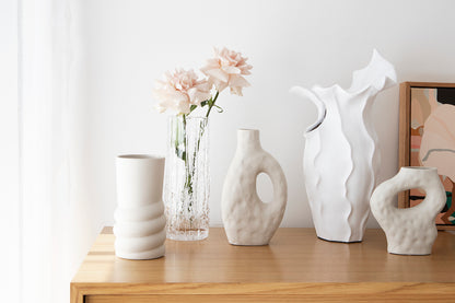 Silhouette Resin Vase White