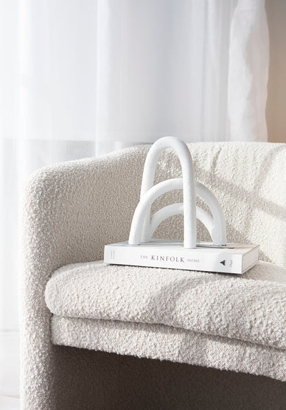 Arch Resin Sculpture White